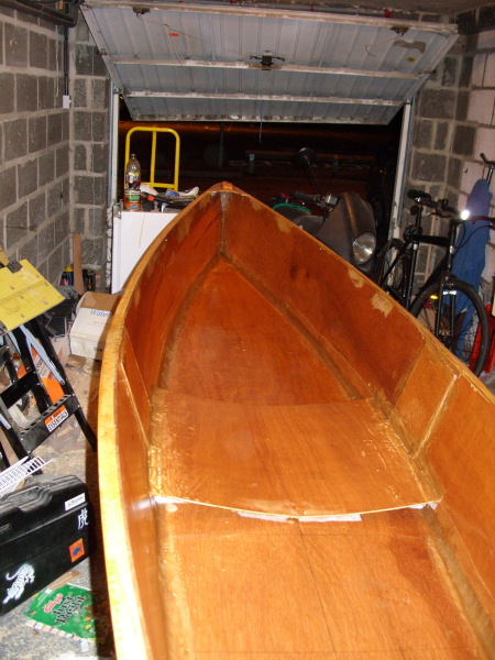 Varnished hull